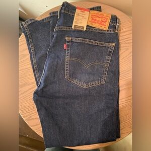 Levi's Men's Dark Blue Straight Jeans